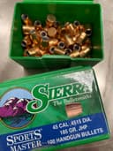 Photo of Sierra 45 JHP prpjectiles