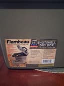 Photo of Flambeau shotgun shell dry box has 2 trays holds 100 rounds