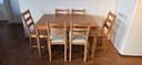 Photo of 7 PIECE KITCHEN TABLE SET LIKE NEW
