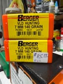 Photo of Berger 7mm 140 gr VLD bullets
