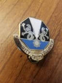 Photo of Military Intelligence lapel pin .