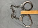 Photo of Working Leg Irons Shackles with Key