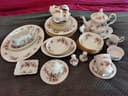 Photo of Royal Albert Lavender Rose, 6 settings, teapot, soup bowls, platter, butter dish and more