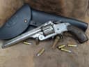 Photo of ANTIQUE (no PAL) TARGET Barrel Smith & Wesson Model 3 .44 S&W Russian Single Action Revolver