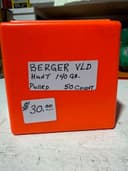 Photo of BERGER VLD HUNT 7MM 140 gr.