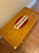 Photo of Harley Davidson solid oak trunk
