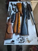 Photo of $200 shipped Gun parts and barrel lot, Enfield, Mossin nagant,Ithaca, winchester model 12 trap, browning and more