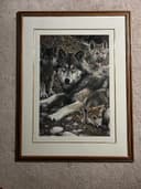 Photo of Mother Wolf and family print