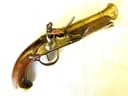 Photo of Authentic English officer's flintlock blunderbuss pistol