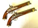 Photo of Authentic pair of French cavalry pistols, 19th century