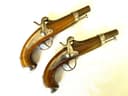 Photo of Authentic pair of French cavalry pistols, 19th century