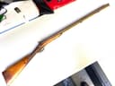 Photo of American double-barreled side-by-side shotgun signed WILLIAMS - 1835-1865