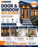 Photo of πͺπͺ DOOR & WINDOW REPLACEMENT INSTALLATION β ENTRY DOORS, PATIO DOORS, INTERIOR DOORS & WINDOWS β 587-906-2595