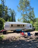 Photo of 2005 32' Fleetwood Pioneer Travel Trailer 10' Toy hauler