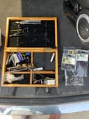 Photo of Fly vise and tying materials