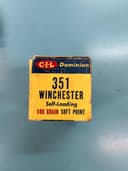 Photo of 351 Winchester Ammunition