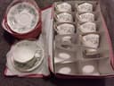 Photo of 8 Royal Albert Silver Maple teacup and saucers with cases, $80 for all