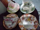 Photo of 4 Royal Albert teacups and saucers, $40 for all