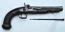 Photo of AUGUSTIN MERLEY proof marked FRENCH De Poche 60 CALIBER PERCUSSION PISTOL – ANTIQUE