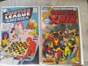 Photo of Marvel Giant Size X-Men #1 DC Justice League #1 Facsimile Comics