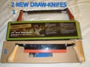 Photo of 2 New Draw-knife 10"-Straight Logging Shave(wood finishing)(Brand new in package)