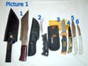 Photo of Camping Knifes Handcrafted for Outdoor Activities and Hunting-Stainless Steel with Sheath