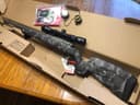 Photo of NEW! Savage Arms Axis 2 Pro Midnight XP 308 Rifle, 20” Spiral-fluted, Threaded Barrel, w/ factory installed Viridian Optics EON 3-9x40mm Scope Combo