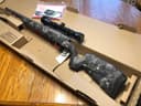 Photo of NEW! Savage Arms Axis 2 Pro Midnight XP 30-06 Rifle, 20” Spiral-fluted, Threaded Barrel, w/ factory installed Viridian Optics EON 3-9x40mm Scope Combo