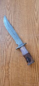 Photo of "damascus" Bowie knife