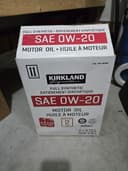 Photo of Kirkland 0W20 Synthetic Oil
