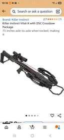 Photo of Killer Instinct Vital-X with DSC Crossbow Package