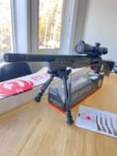 Photo of Ruger 10/22 Target lite Laminate Thumbhole 22lr with Bushnell AR-optic 3-12x40