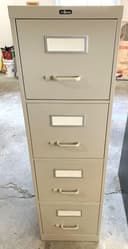 Photo of 4 DRAWER METAL FILING CABINET