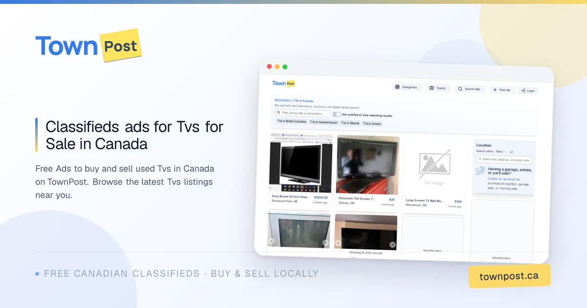 Classifieds ads for Roku Box · Tvs for Sale in Canada · TownPost