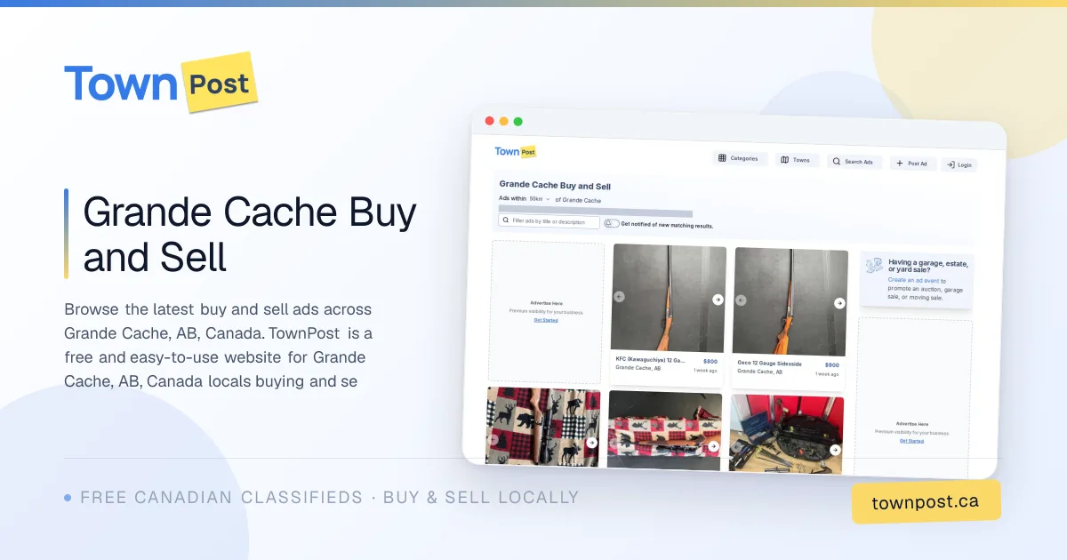 Grande Cache Buy and Sell · TownPost