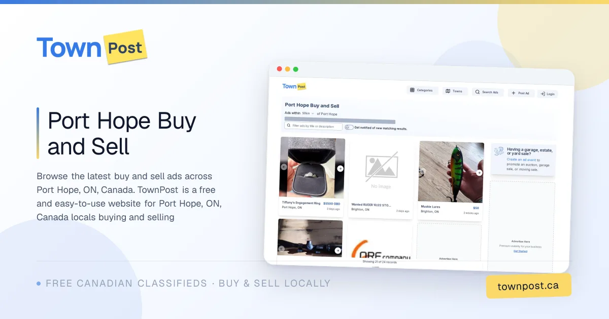 Port Hope Buy and Sell · TownPost